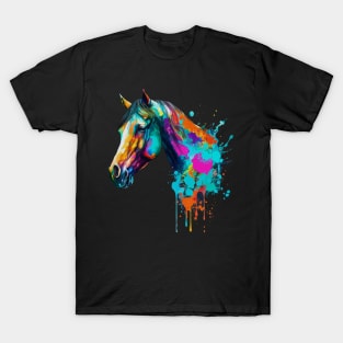 Watercolor horse head T-Shirt